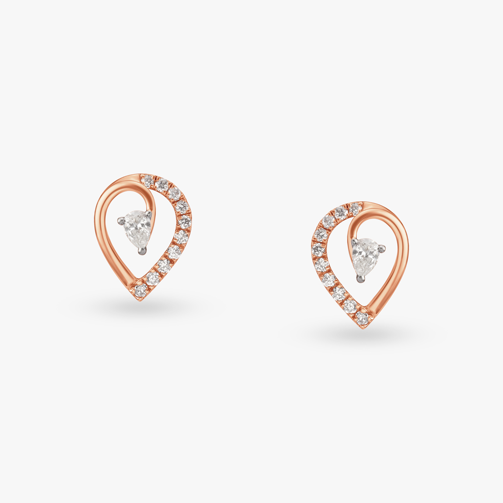 Timeless Sparkle Diamond Stud Earrings