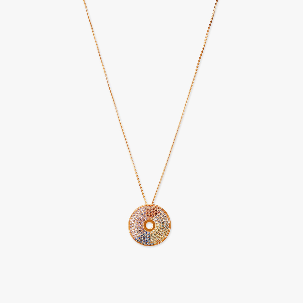 Cosmic Spectrum Pendant and Chain