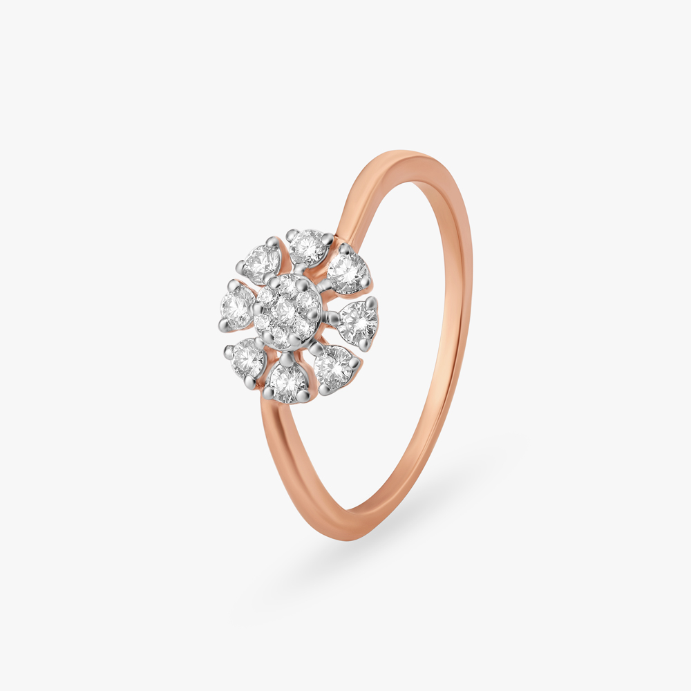 Contemporary Radiance Diamond Ring