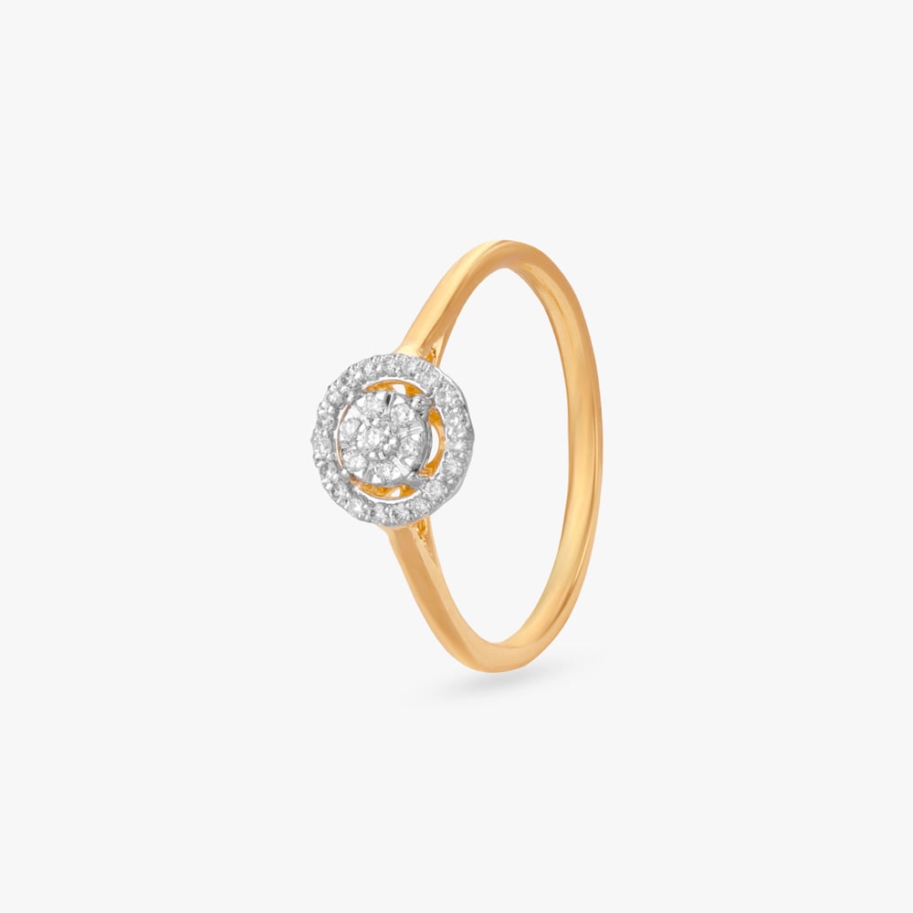 Glimmer Nest Diamond Ring