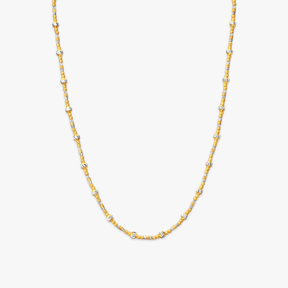 Bead Link Gold Chain