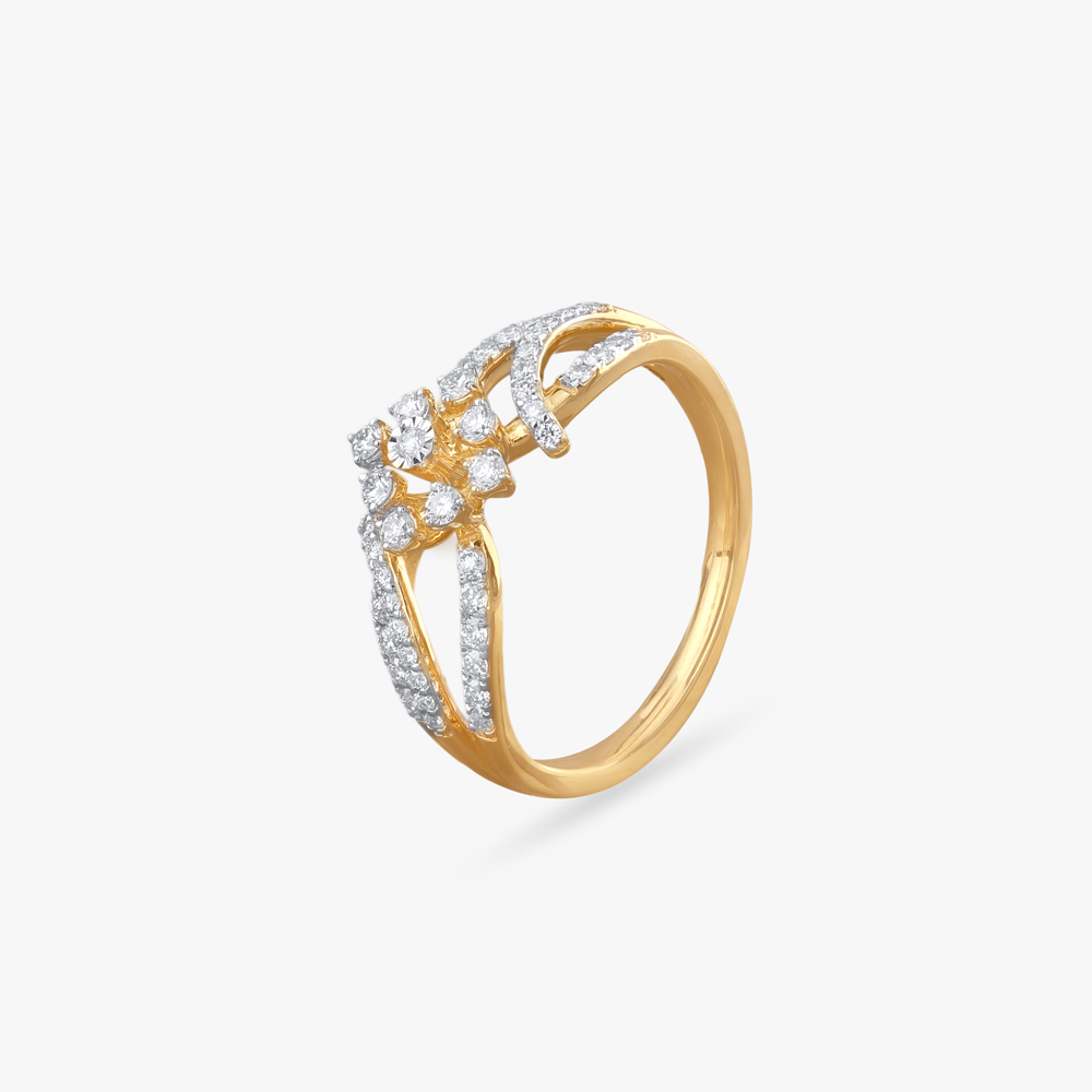 Starlit Embrace Diamond Ring