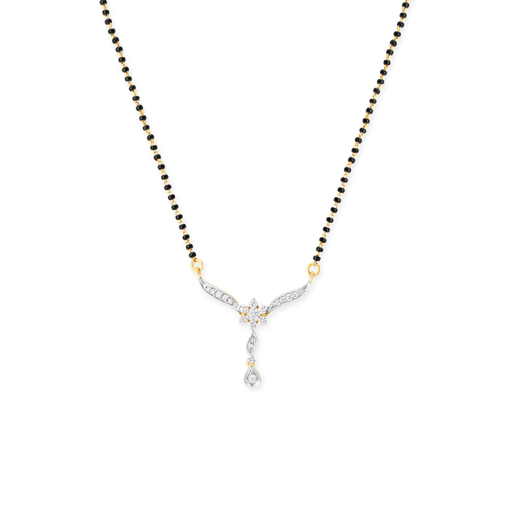 Stylish Diamond Mangalsutra