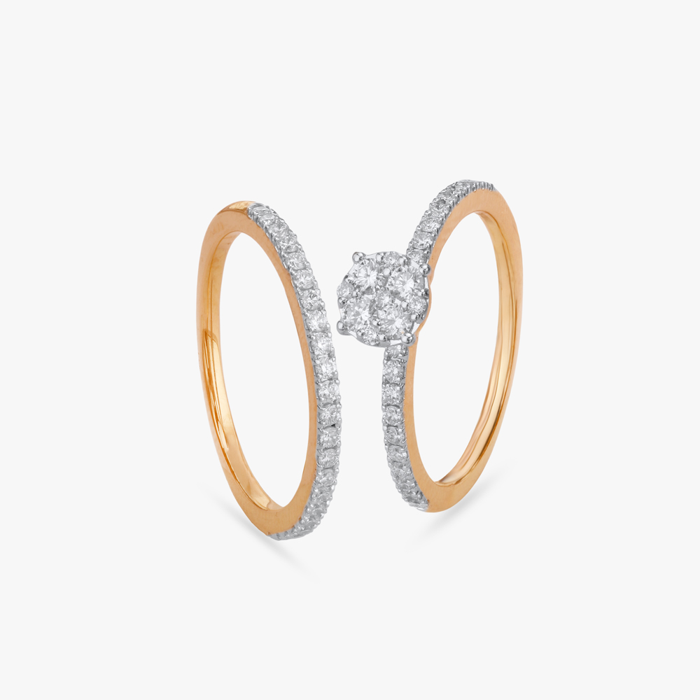 Radiant Embrace Diamond Ring