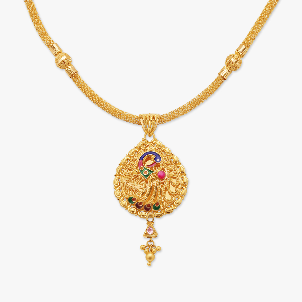 

Regal Peacock Necklace