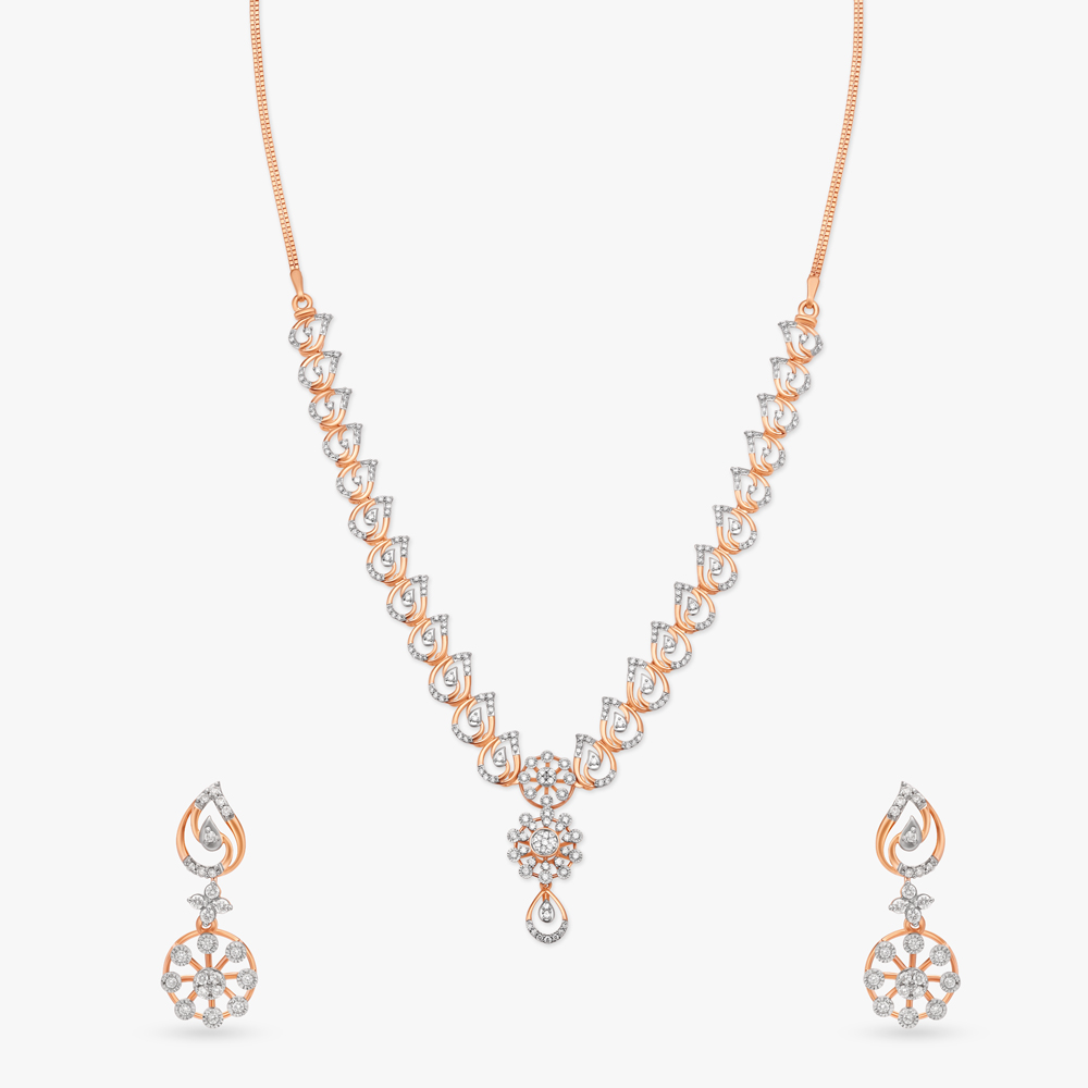 

Garden of Eden Diamond Necklace Set