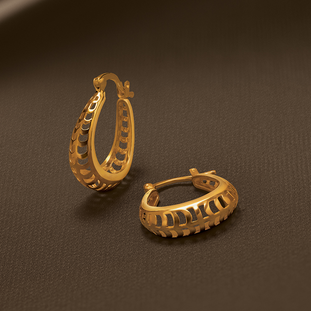 Chic Contemporary Hoop Earrings