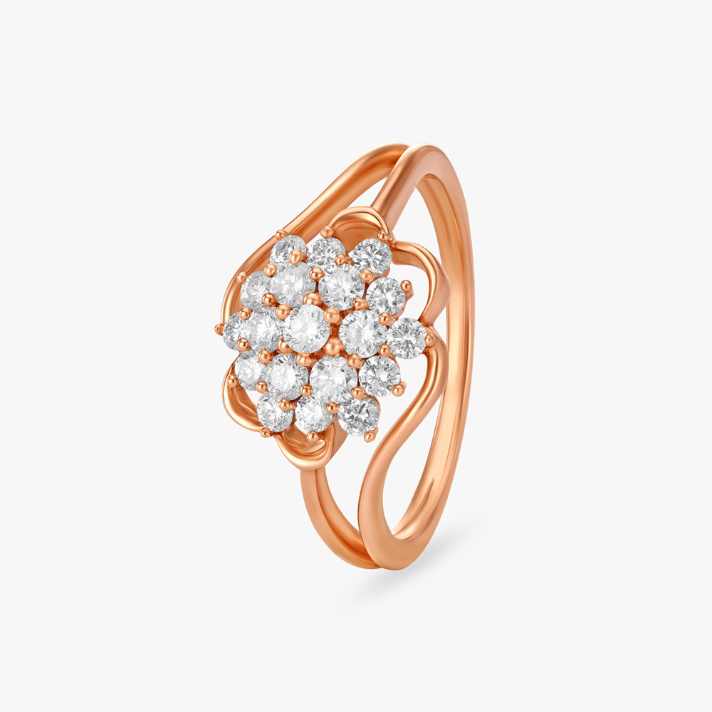 Floral Fantasy Diamond Finger Ring