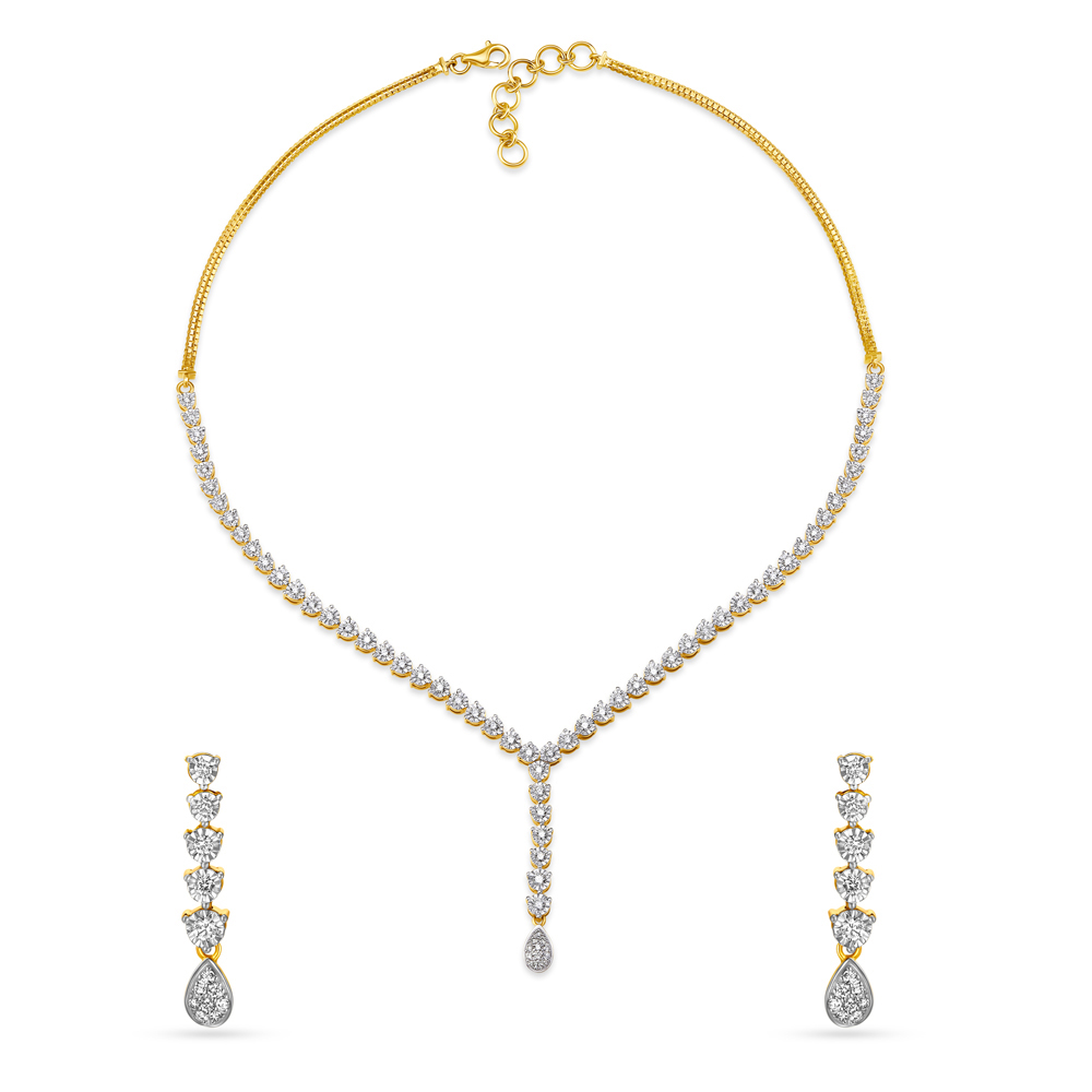 Timeless Diamond Necklace Set