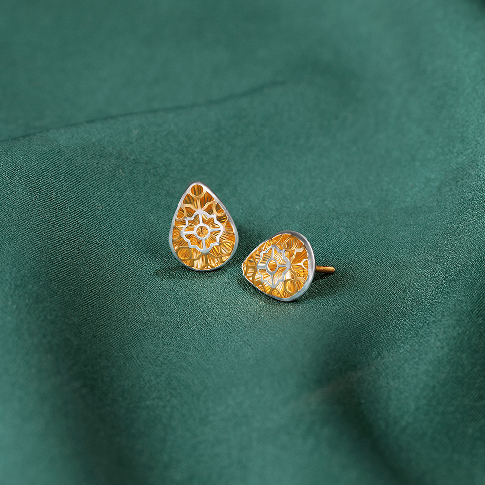 Charming Jali Stud Earrings