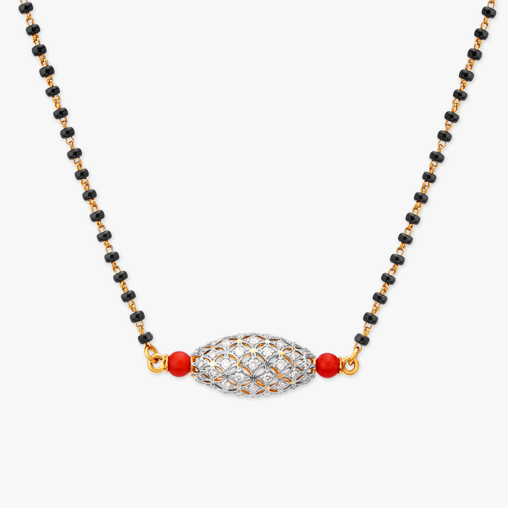Marquise Diamond Mangalsutra