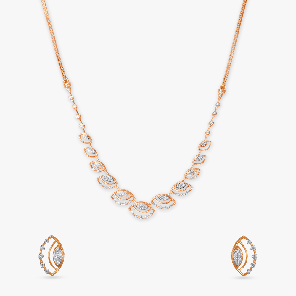 Timeless Allure Diamond Necklace Set