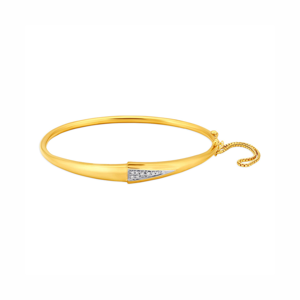 Contemporary Diamond Bangle