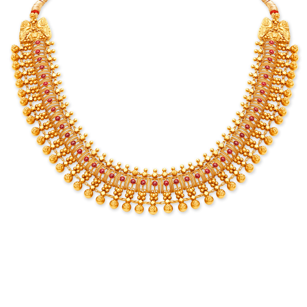 

Stunning Gold Necklace for All Brides