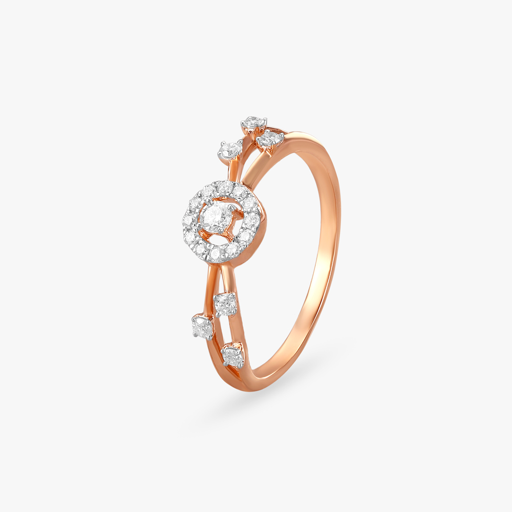 Twilight Splendour Diamond Finger Ring