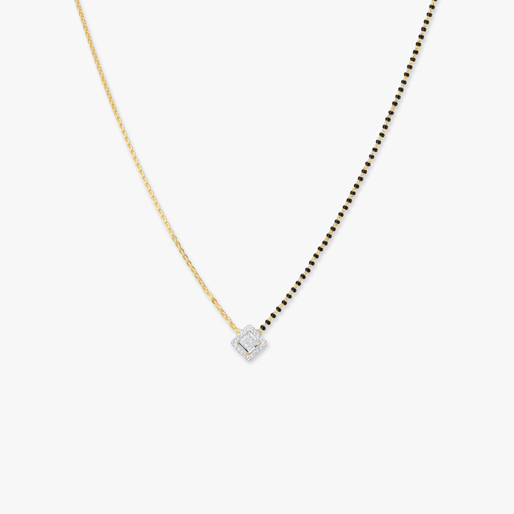 Square Radiance Diamond Mangalsutra