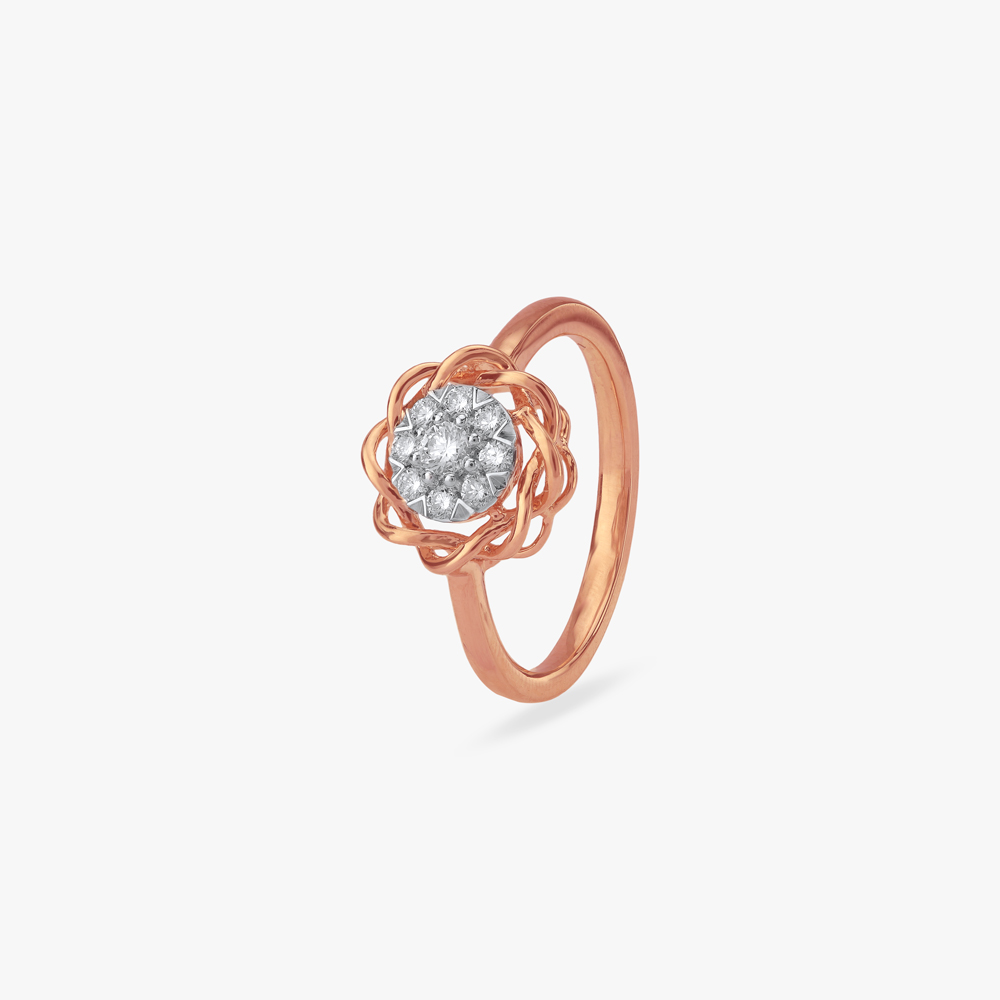 Blush Blossom Diamond Ring