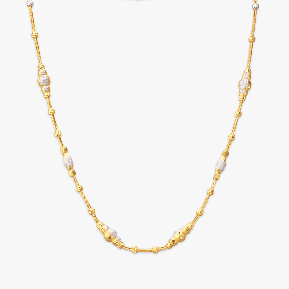 Spheres Charm Gold Chain
