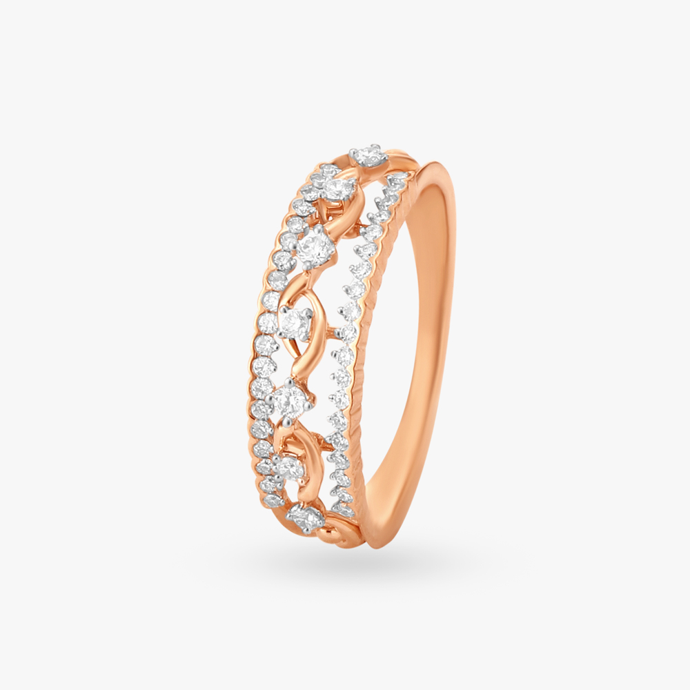 Vintage Allure Diamond Finger Ring