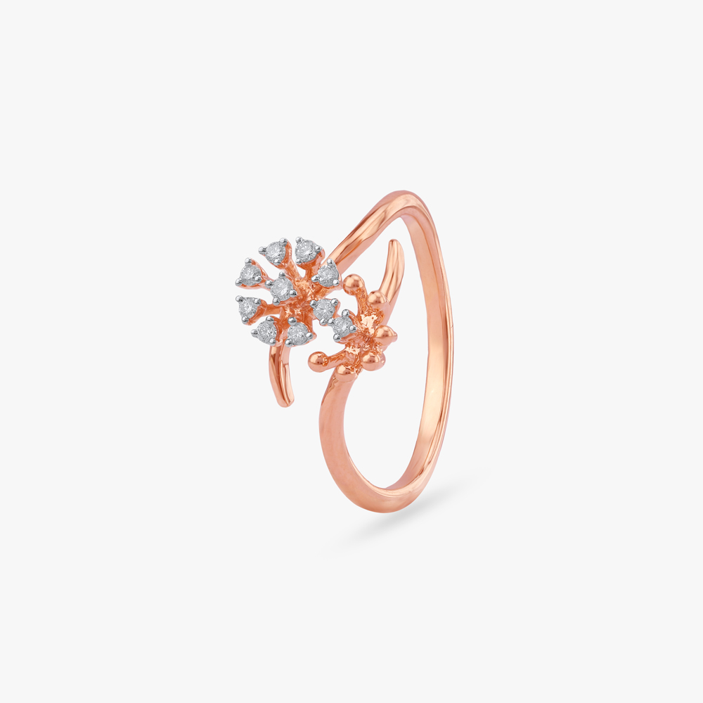 Dandelion Drift Diamond Ring