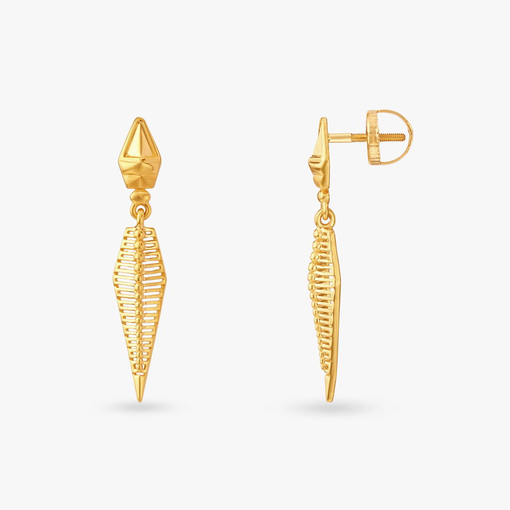 

Stunning Abstract Drop Earrings