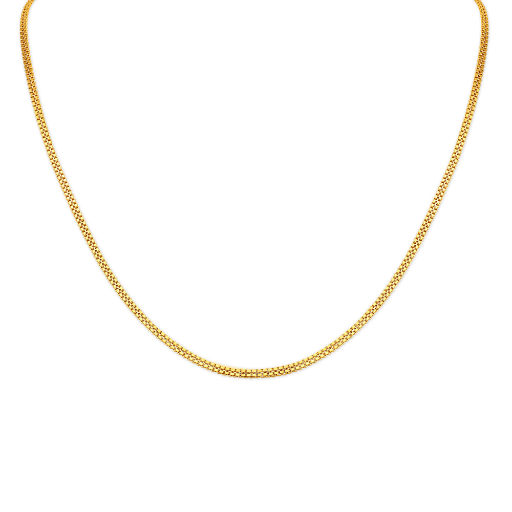 Elegant Glossy Gold Chain
