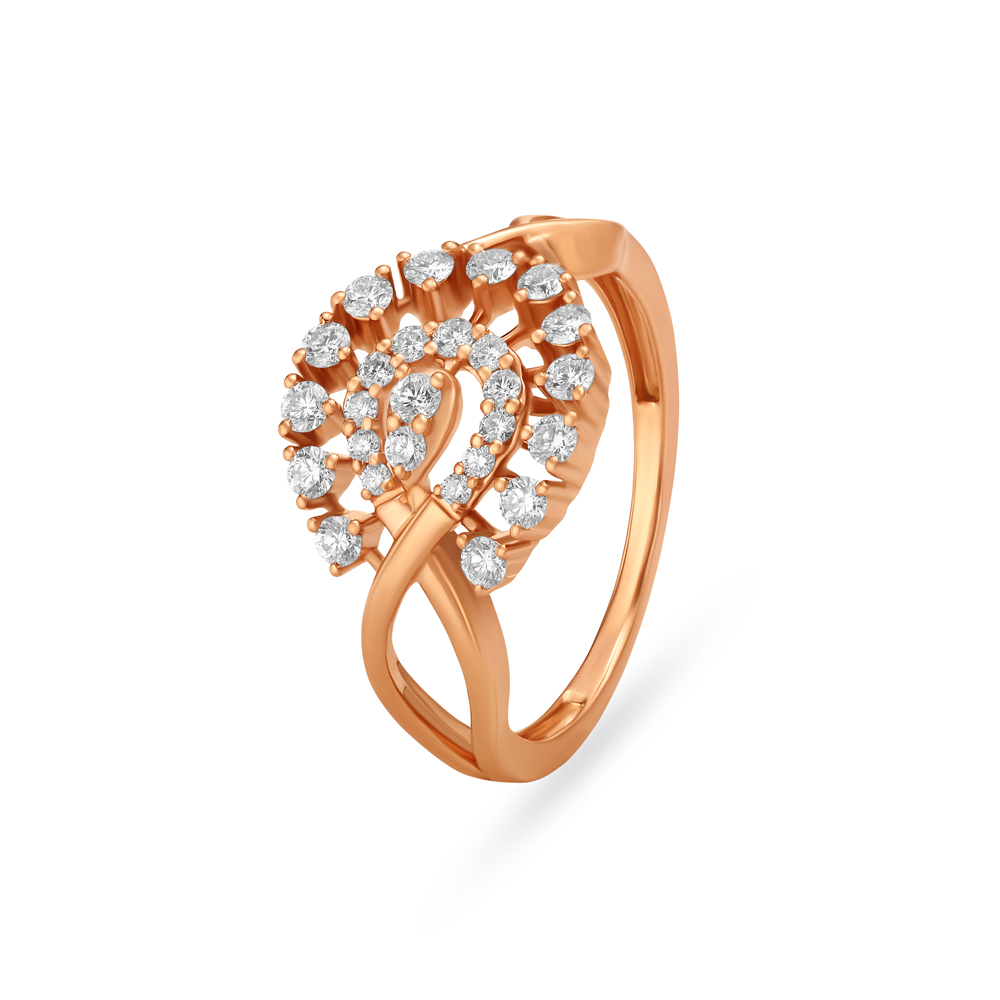 

Floral Evil Eye Finger Ring