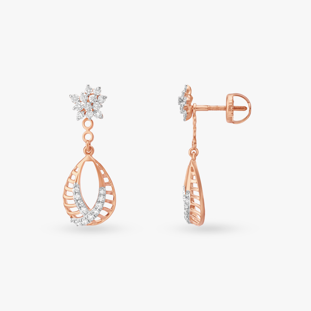 

Versatile Diamond Drop Earrings