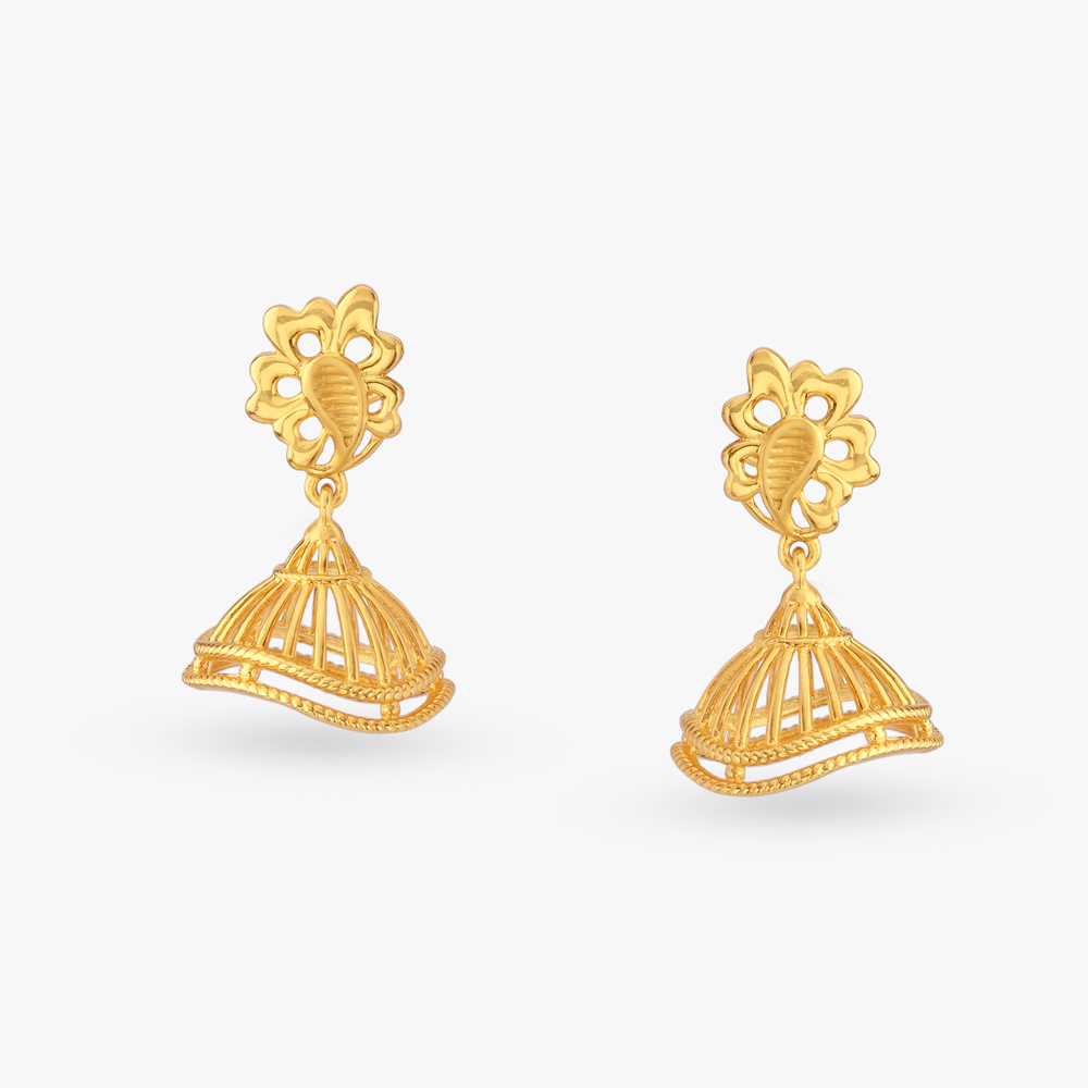 Canopy Gold Jhumka