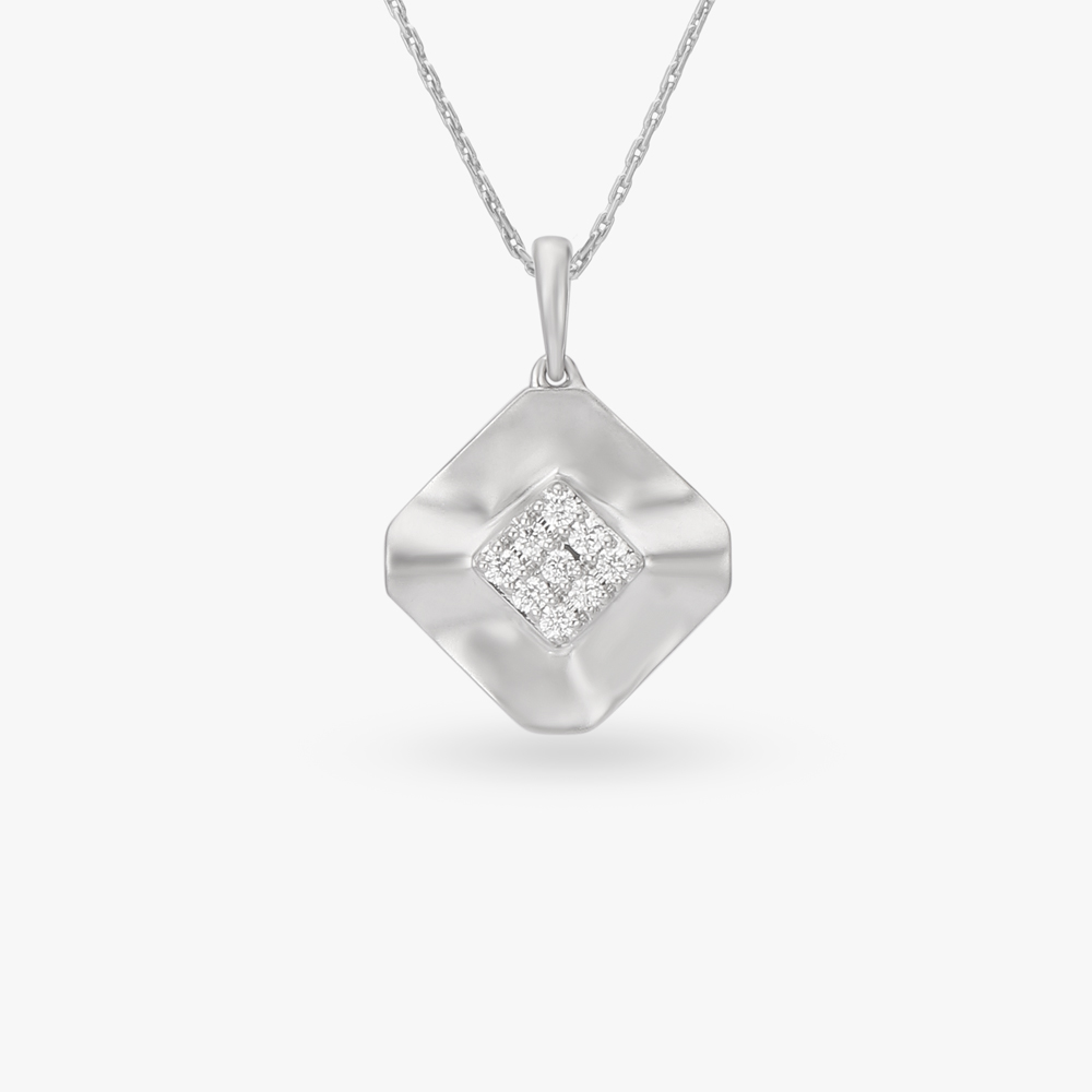 Glacial Diamond Pendant