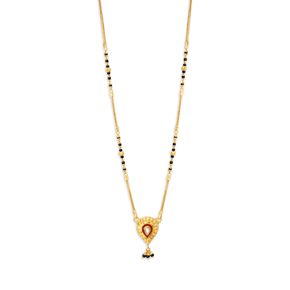 

Charming Teardrop Mangalsutra