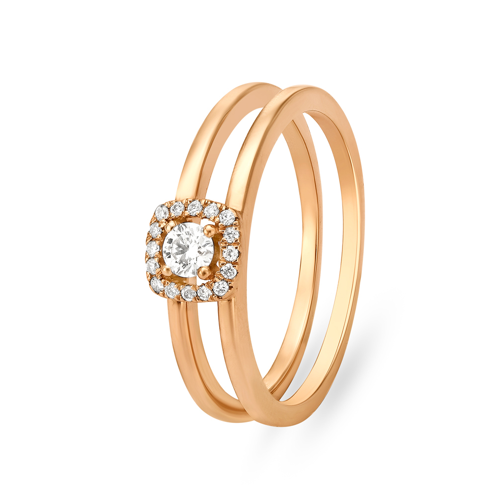 Cushion Charm Diamond Ring