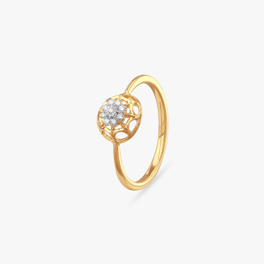 Dome Spark Diamond Ring