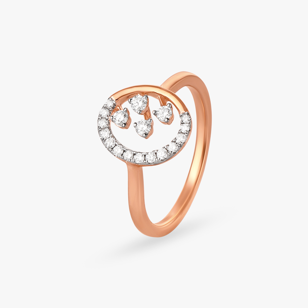 Symmetry Spark Diamond Finger Ring