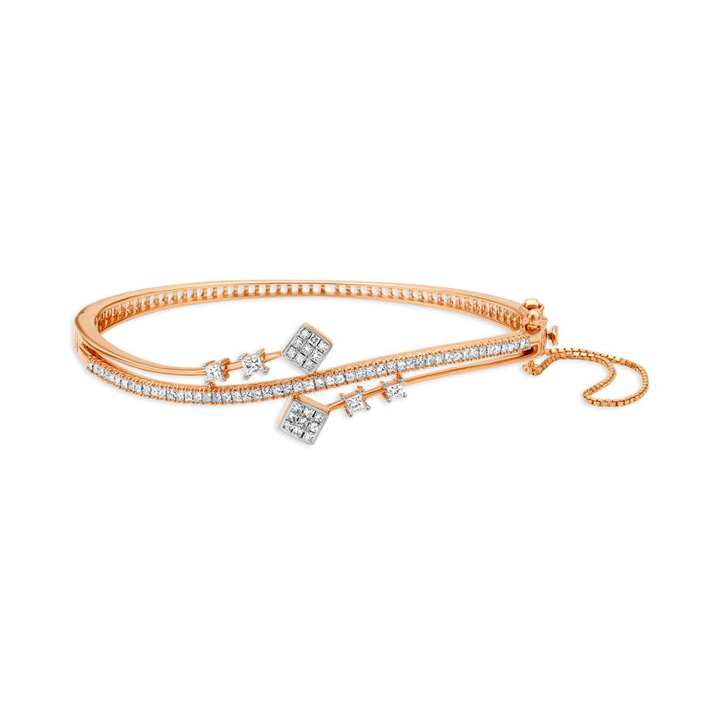 Lustrous Diamond Bangle