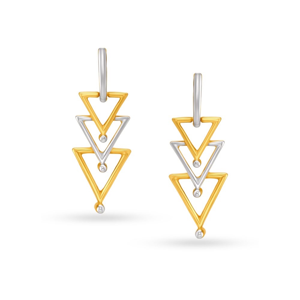 Mesmerizing Gold Drop Earrings