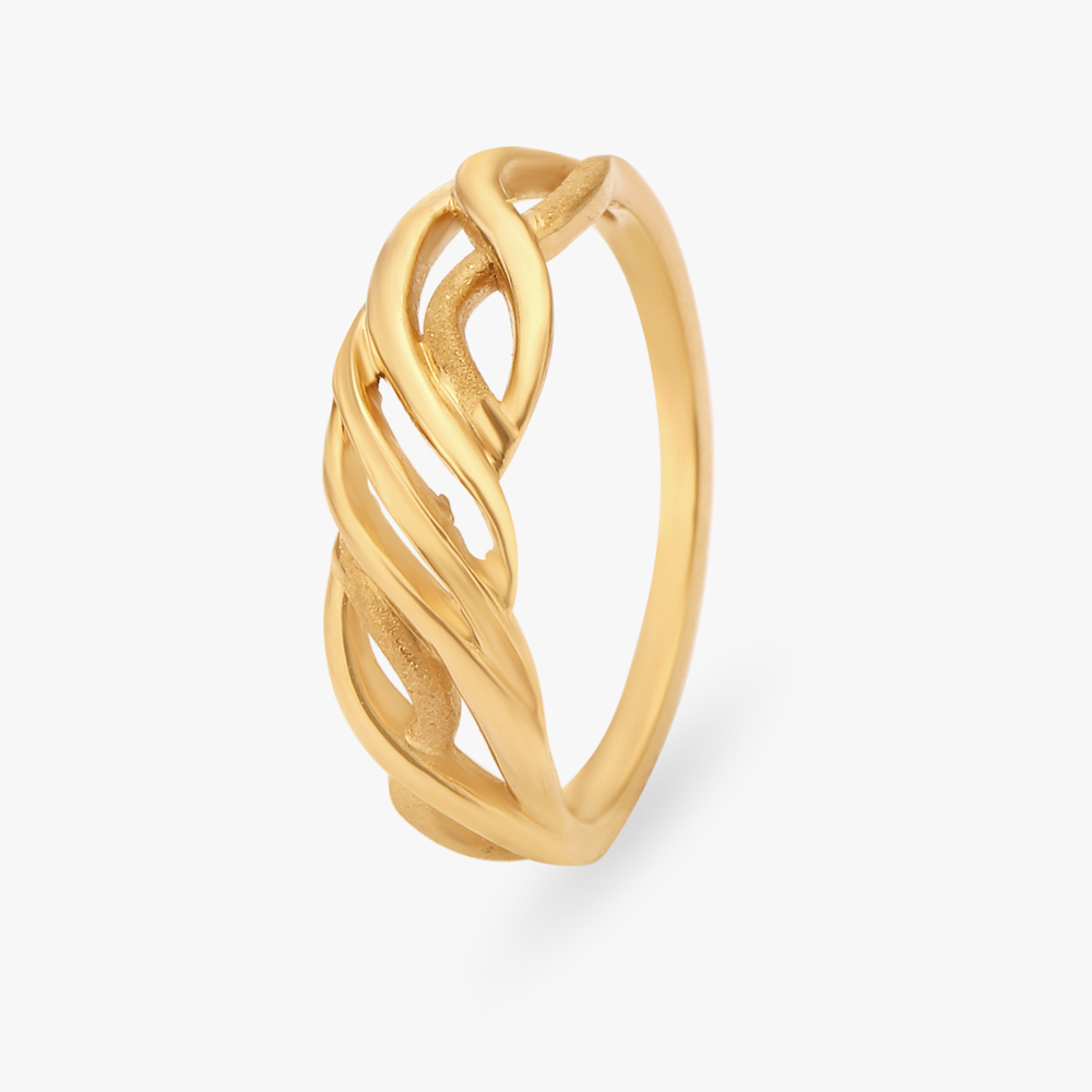 Statement Gold Finger Ring