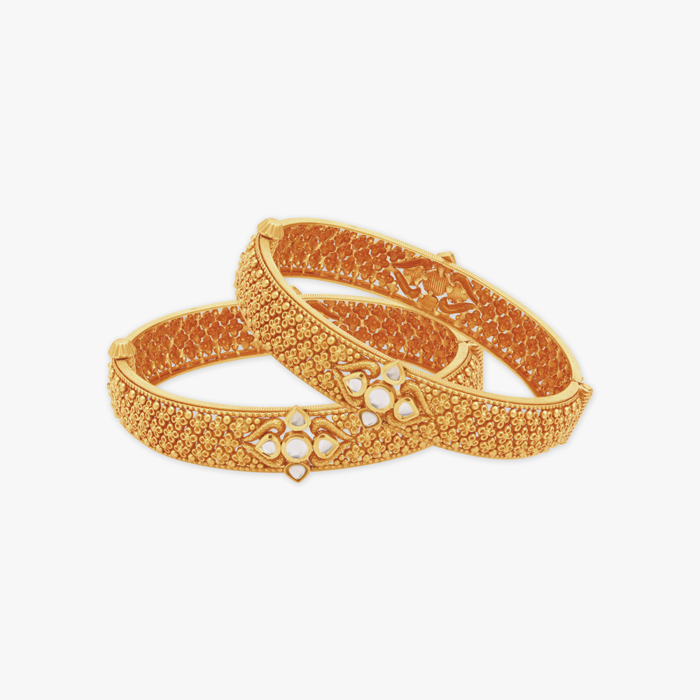 Flowery Garland Bangles