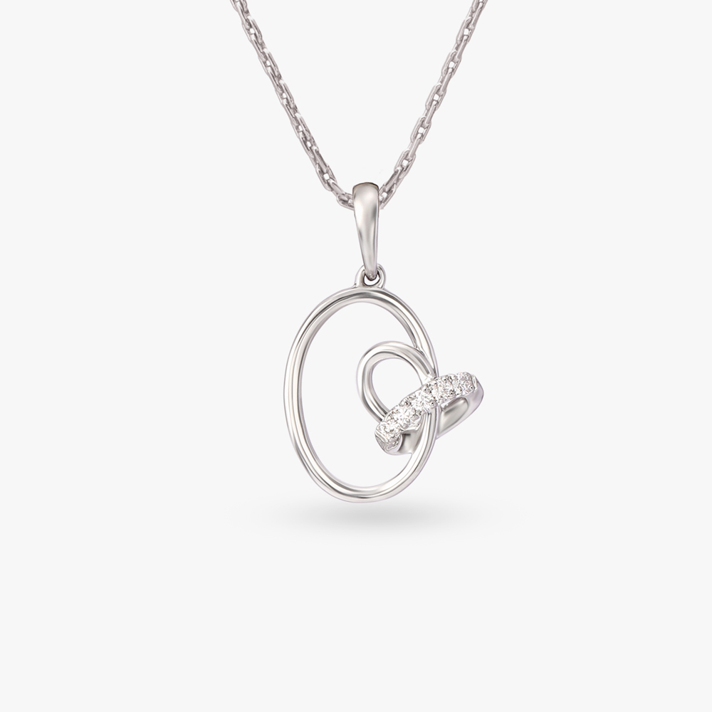 Lustrous Infinity Diamond Pendant
