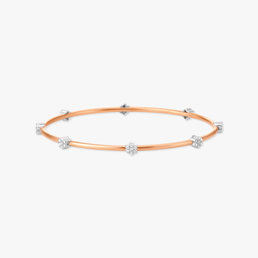 Sublime Floral Diamond Bangle