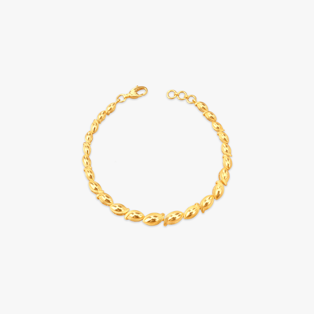 Nature Glint Gold Bracelet
