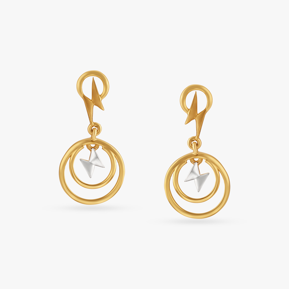 Contemporary Thunder Drop Earrings