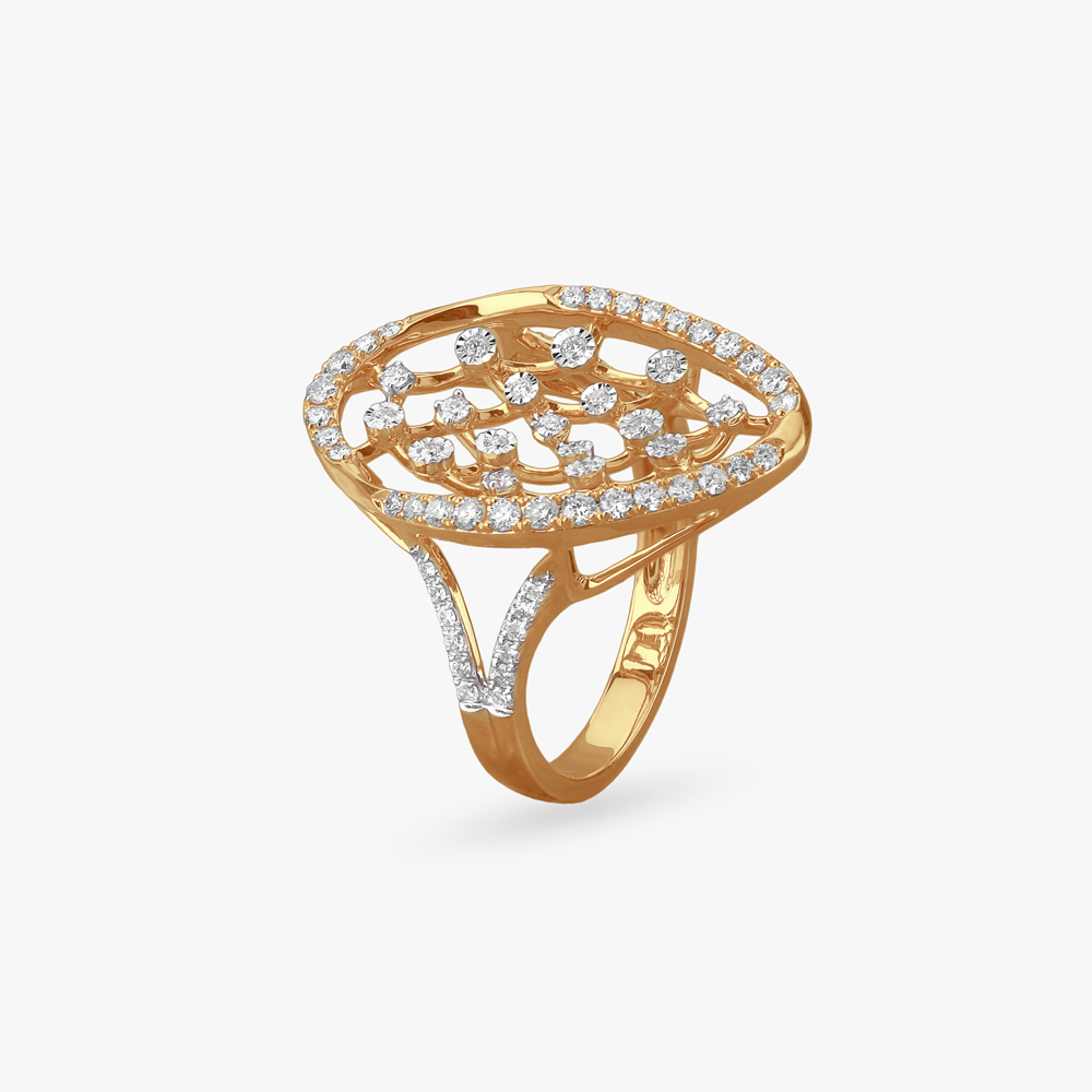 Timeless Dance Diamond Finger Ring