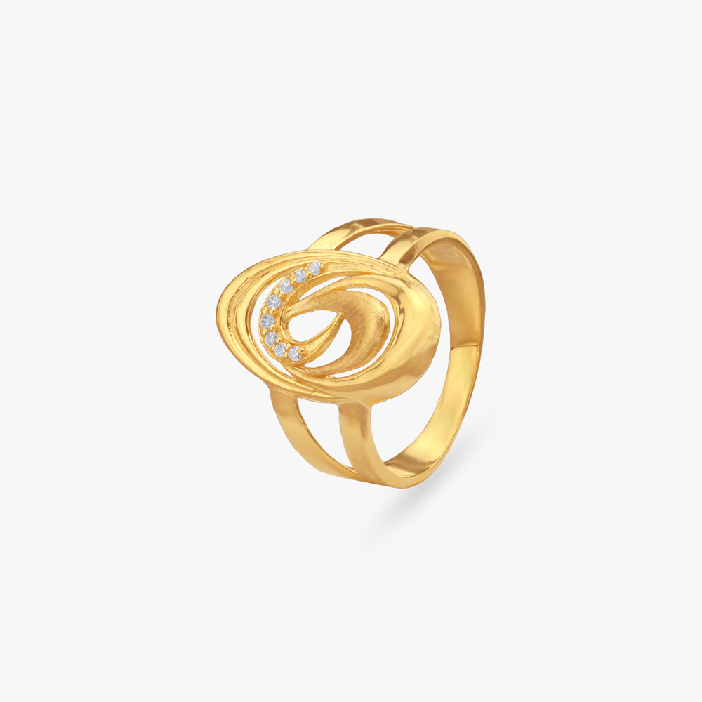 Infinity Loop Gold Ring