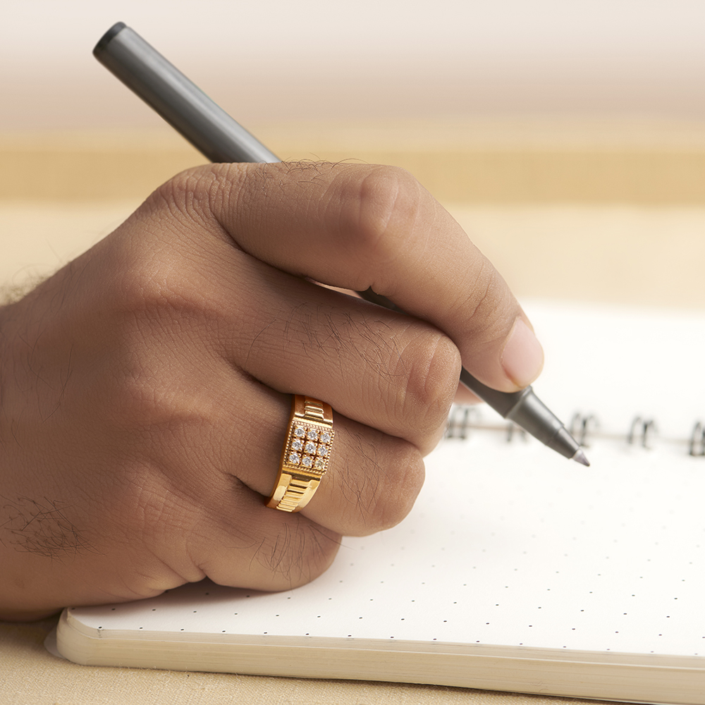

Bold Square Diamond Ring