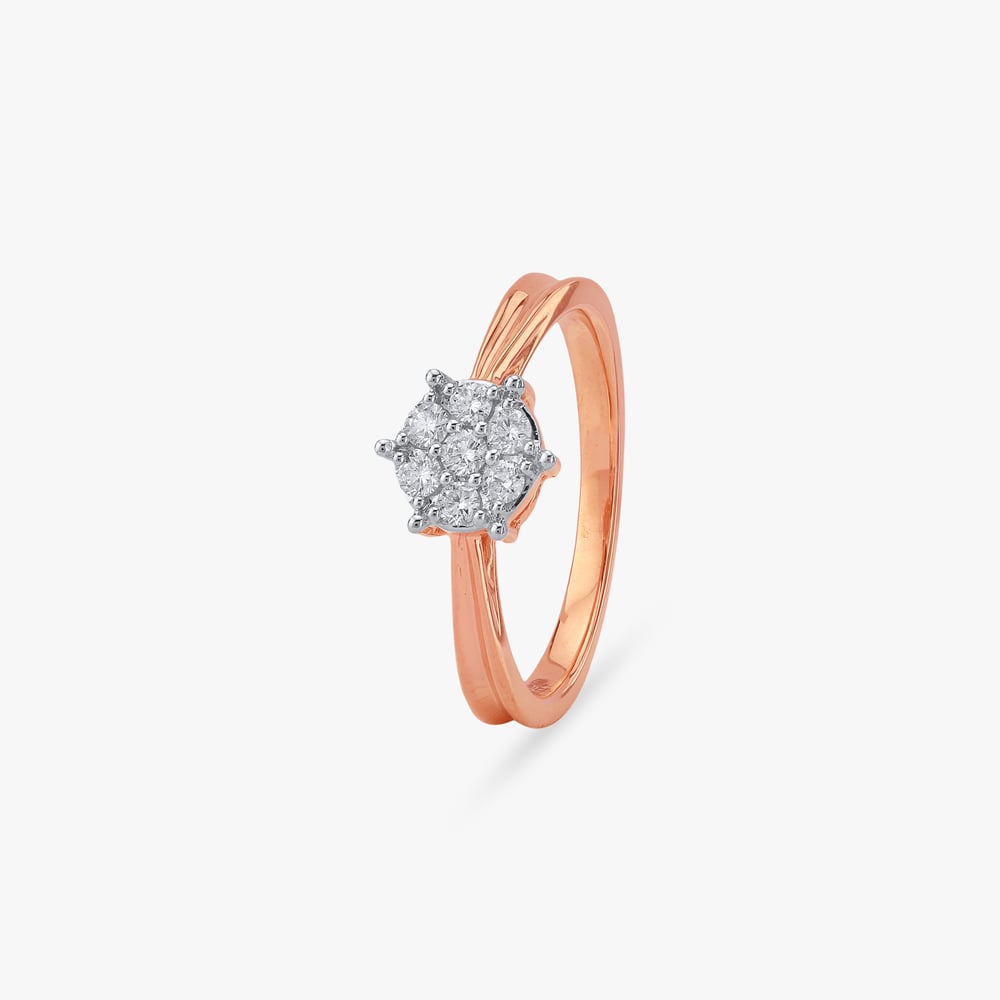 Halo Nest Diamond Ring