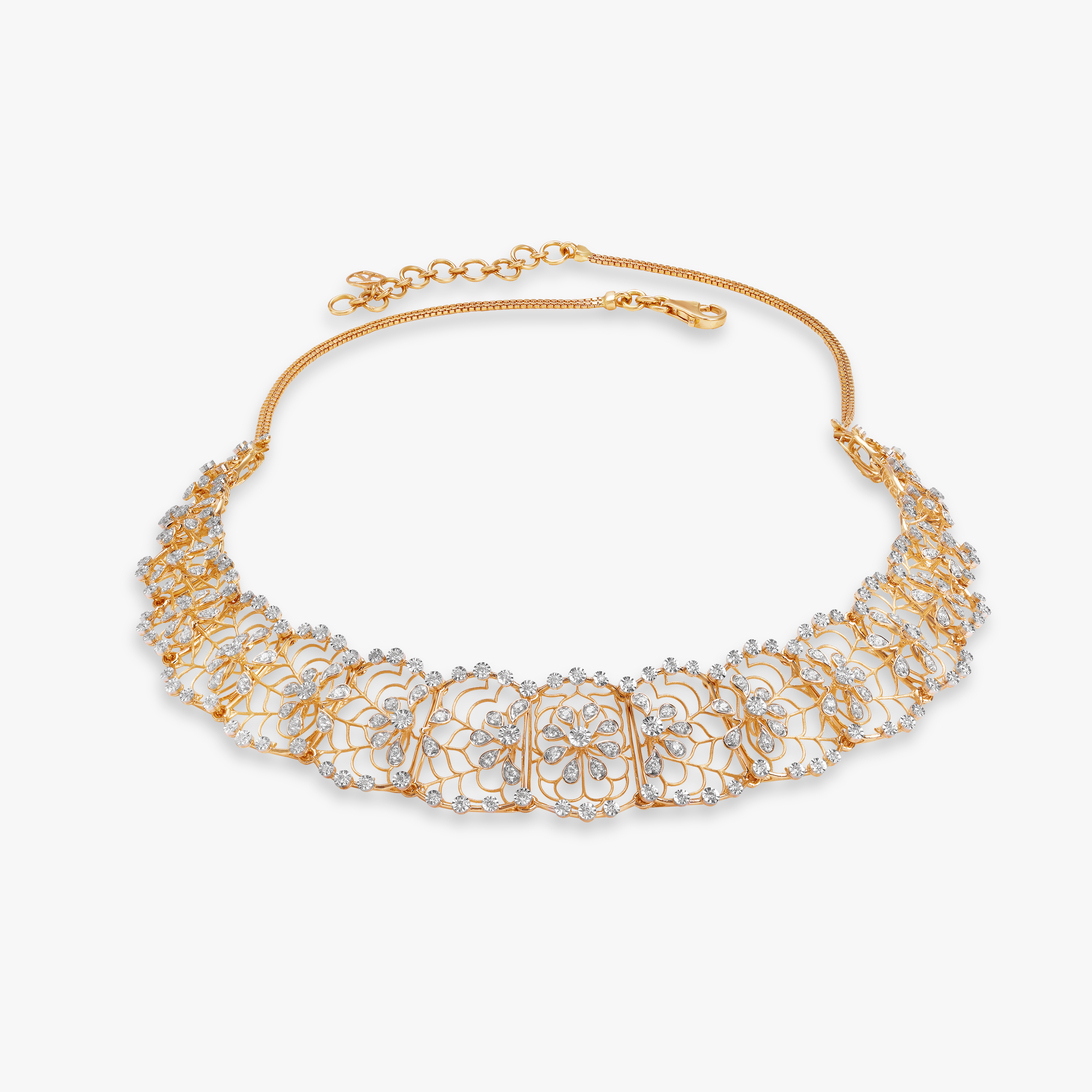 Laced Reverie Diamond Necklace Set