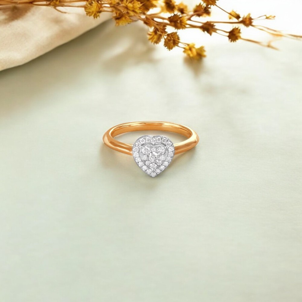 

Heartfelt Spark Diamond Finger Ring