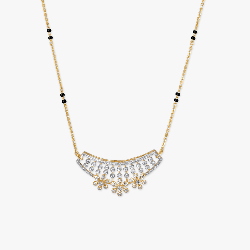 Petal Rain Diamond Mangalsutra
