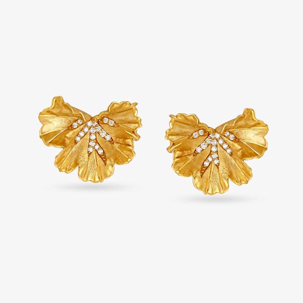 Delicate Dews Diamond Stud Earrings